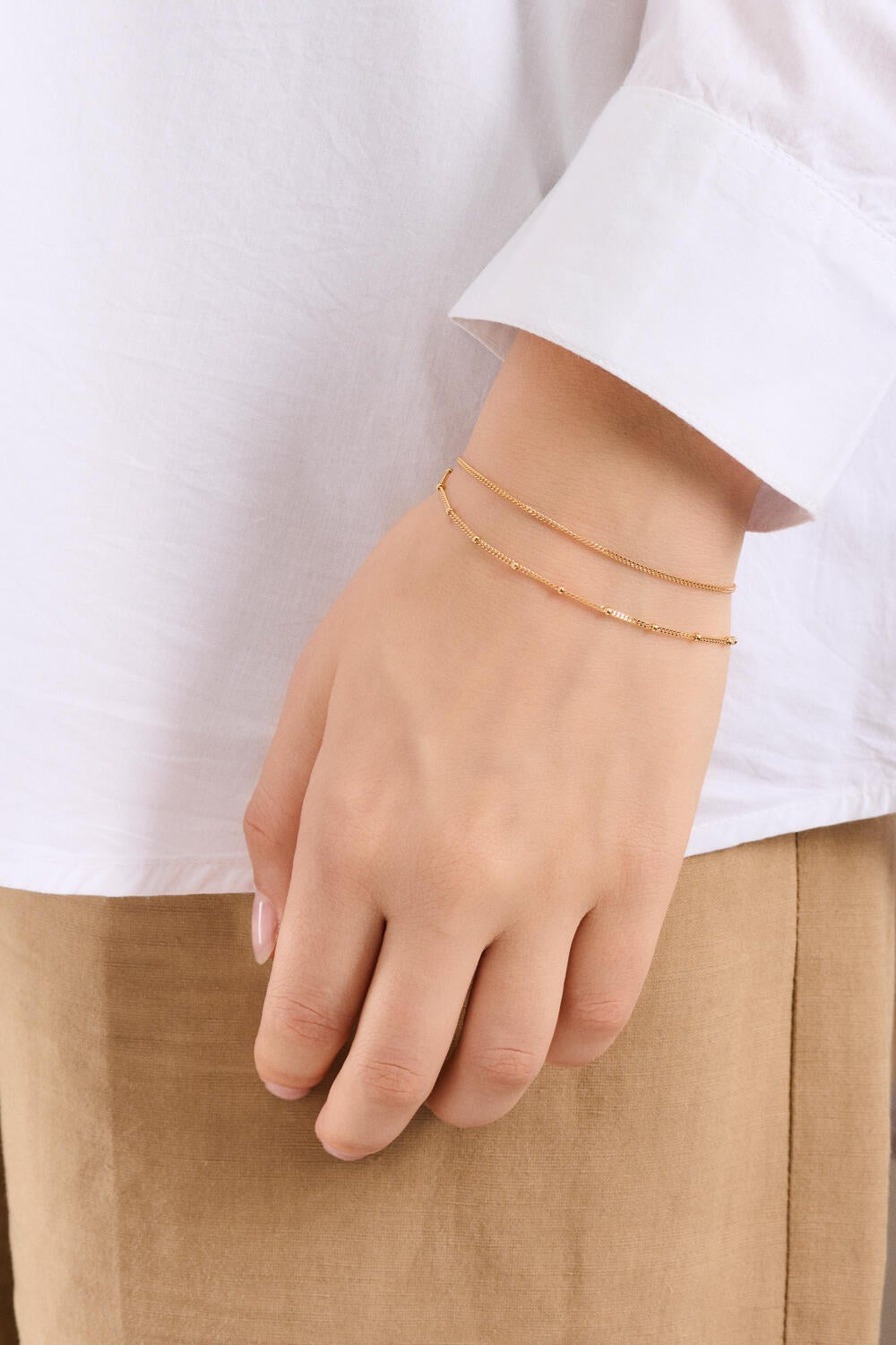 Galaxy armbånd - forgyldt